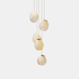 Liquid Glass Stone Pendant Light-Neutral Decor