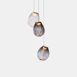 Liquid Glass Stone Pendant Light-Neutral Decor