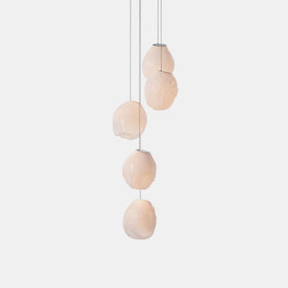 Liquid Glass Stone Pendant Light-Neutral Decor