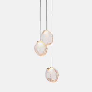 Liquid Glass Stone Pendant Light-Neutral Decor