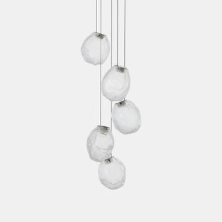 Liquid Glass Stone Pendant Light-Neutral Decor
