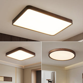 Vanoren Lampe Plafonnier Moderne Minimaliste en Bois-Luire