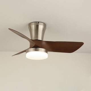 Trivon Plafonnier Ventilateur Moderne en Bois