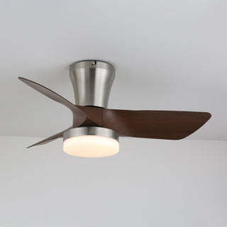 Trivon Plafonnier Ventilateur Moderne en Bois