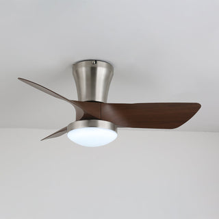 Trivon Plafonnier Ventilateur Moderne en Bois