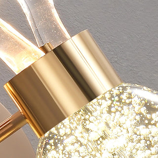 Timber Lampe Murale en Cristal de Cerf de Luxe Postmoderne