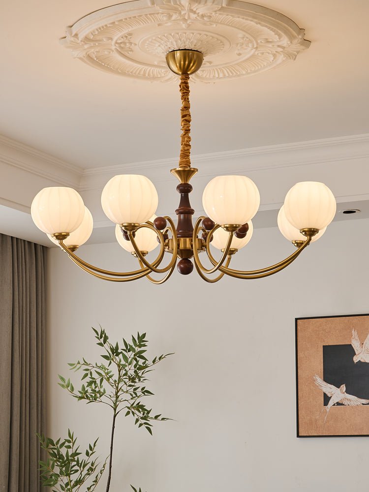 Eldaya Lustre en Bois Vintage