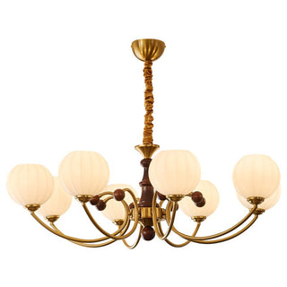Omirara Lustre en Bois Vintage