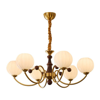 Omirara Lustre en Bois Vintage