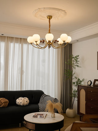 Omirara Lustre en Bois Vintage