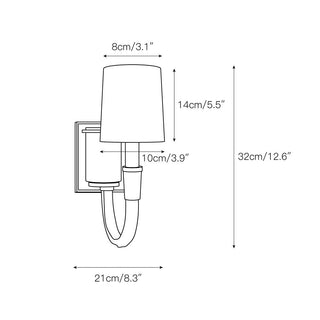 Etalarae Applique Murale Moderne et Minimaliste en Tissu Cristal