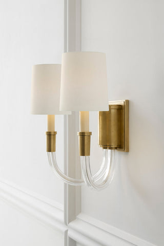 Etalarae Applique Murale Moderne et Minimaliste en Tissu Cristal