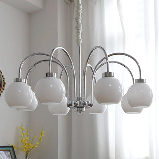 Lustra Lustre Boules en Verre Jaune
