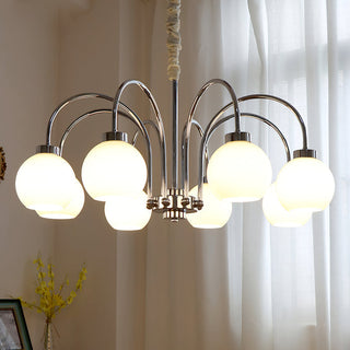 Lustra Lustre Boules en Verre Jaune