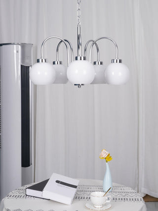 Lustra Lustre Boules en Verre Jaune