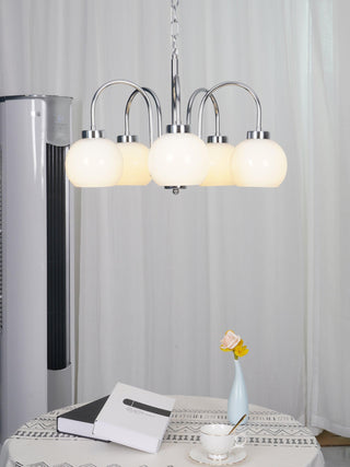 Lustra Lustre Boules en Verre Jaune