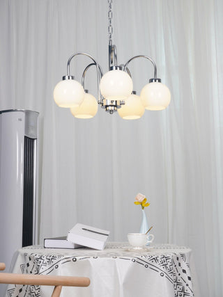 Lustra Lustre Boules en Verre Jaune