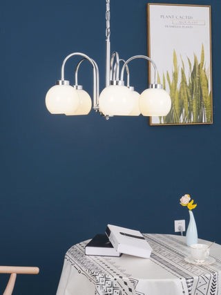 Lustra Lustre Boules en Verre Jaune