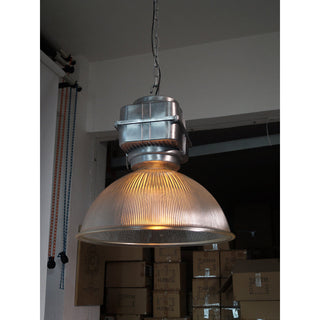 Vosilis Suspension Vintage en Métal et Verre Style Ferme