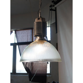 Vosilis Suspension Vintage en Métal et Verre Style Ferme