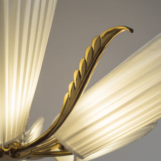 Arsole Lustre en Cristal et Tissu à Créativité Individuelle