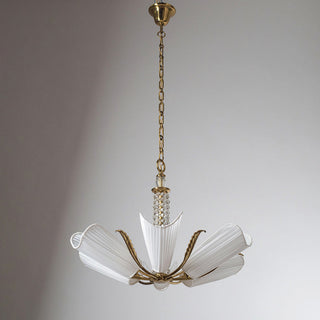 Arsole Lustre en Cristal et Tissu à Créativité Individuelle