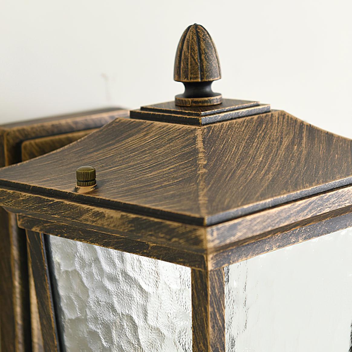 Edwin Applique Murale Extérieure En Verre Élégance Cage À Oiseaux