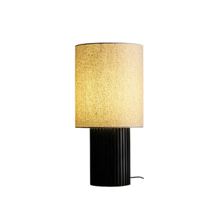 Grove Vintage Fabric Table Lamp-Neutral Decor