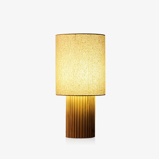 Grove Vintage Fabric Table Lamp-Neutral Decor