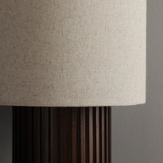 Grove Vintage Fabric Table Lamp-Neutral Decor