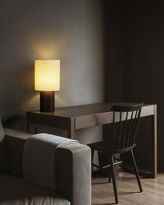 Grove Vintage Fabric Table Lamp-Neutral Decor