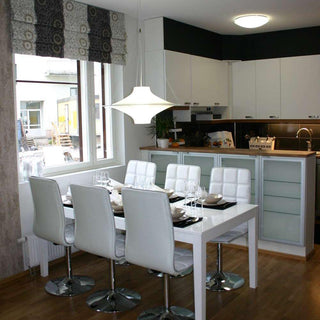 Solara Lampe suspendue en acrylique en forme d'OVNI pour salon contemporain