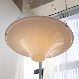 Solara Lampe suspendue en acrylique en forme d'OVNI pour salon contemporain