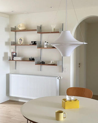 Solara Lampe suspendue en acrylique en forme d'OVNI pour salon contemporain