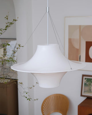 Solara Lampe suspendue en acrylique en forme d'OVNI pour salon contemporain