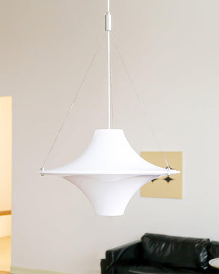 Solara Lampe suspendue en acrylique en forme d'OVNI pour salon contemporain