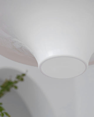 Solara Lampe suspendue en acrylique en forme d'OVNI pour salon contemporain