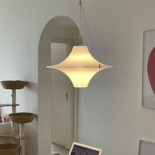 Solara Lampe suspendue en acrylique en forme d'OVNI pour salon contemporain
