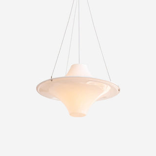 Solara Lampe suspendue en acrylique en forme d'OVNI pour salon contemporain