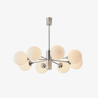 Lustra Lustre Globe en Verre Chromé