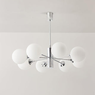 Lustra Lustre Globe en Verre Chromé