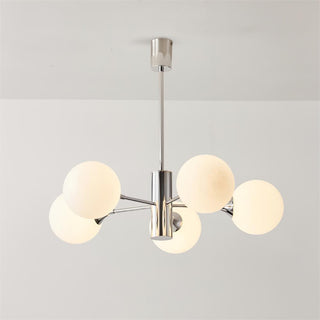 Lustra Lustre Globe en Verre Chromé
