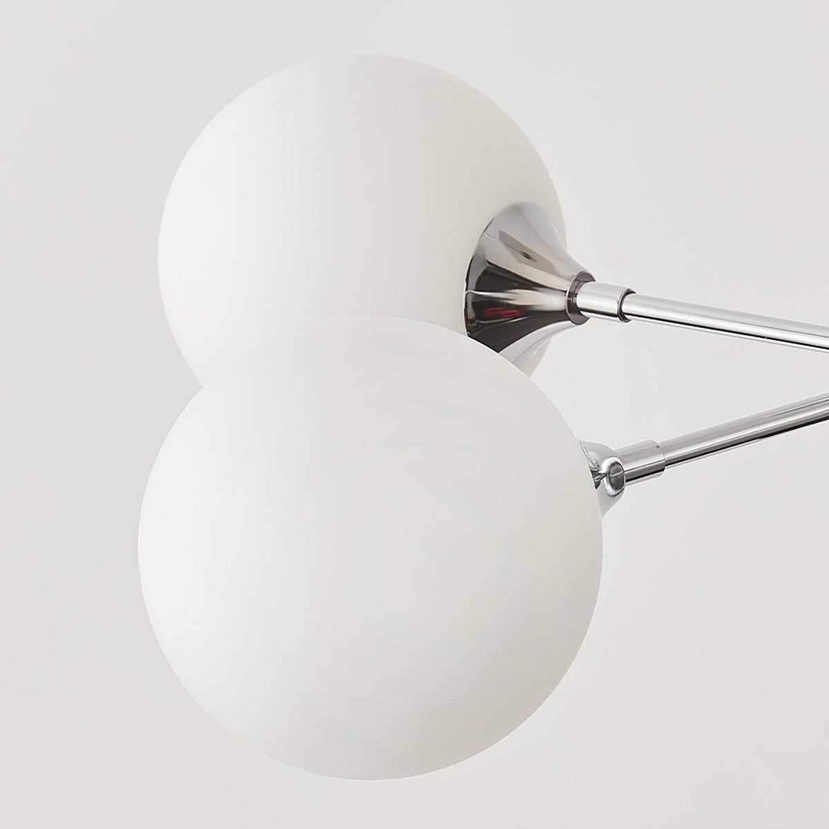 Nerira Lustre Globe en Verre Chromé
