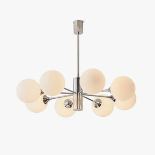 Lustra Lustre Globe en Verre Chromé