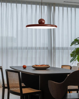 Lustra Suspension Swag Verte et Rouge
