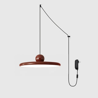 Lustra Suspension Swag Verte et Rouge