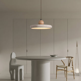 Covarel Suspension Minimaliste en Travertin à Brancher