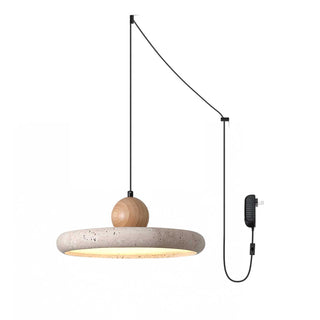 Covarel Suspension Minimaliste en Travertin à Brancher