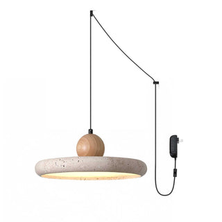 Covarel Suspension Minimaliste en Travertin à Brancher