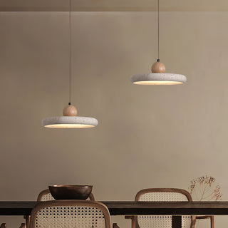 Covarel Suspension Minimaliste en Travertin à Brancher